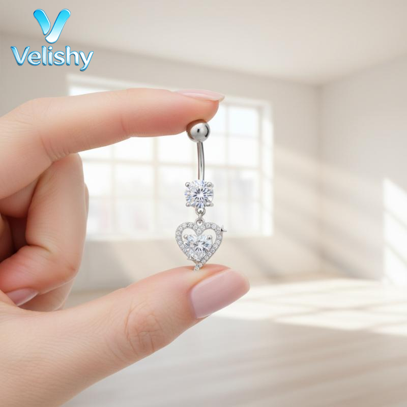 Body Jewelry Surgical Steel - Chirurgischer Stahl Bauchnabelpiercing Nickelfrei Bauchnabel-Stecker Körperschmuck