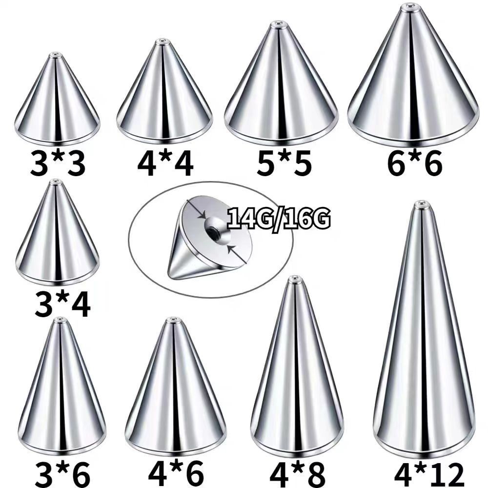 Body Jewelry Replacement Ball - 10 teile/los 316L Edelstahl Schraube Spike
