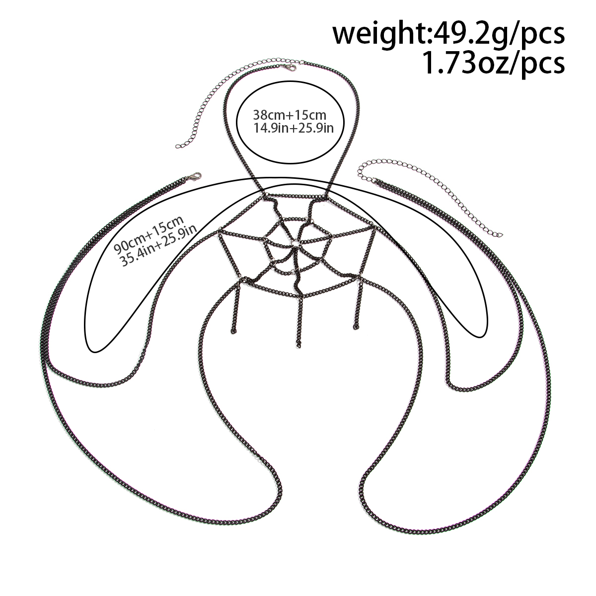 KunJoe Kreativer Sexy Spinnenn – Body Jewelry Necklace Bewertung und Preis