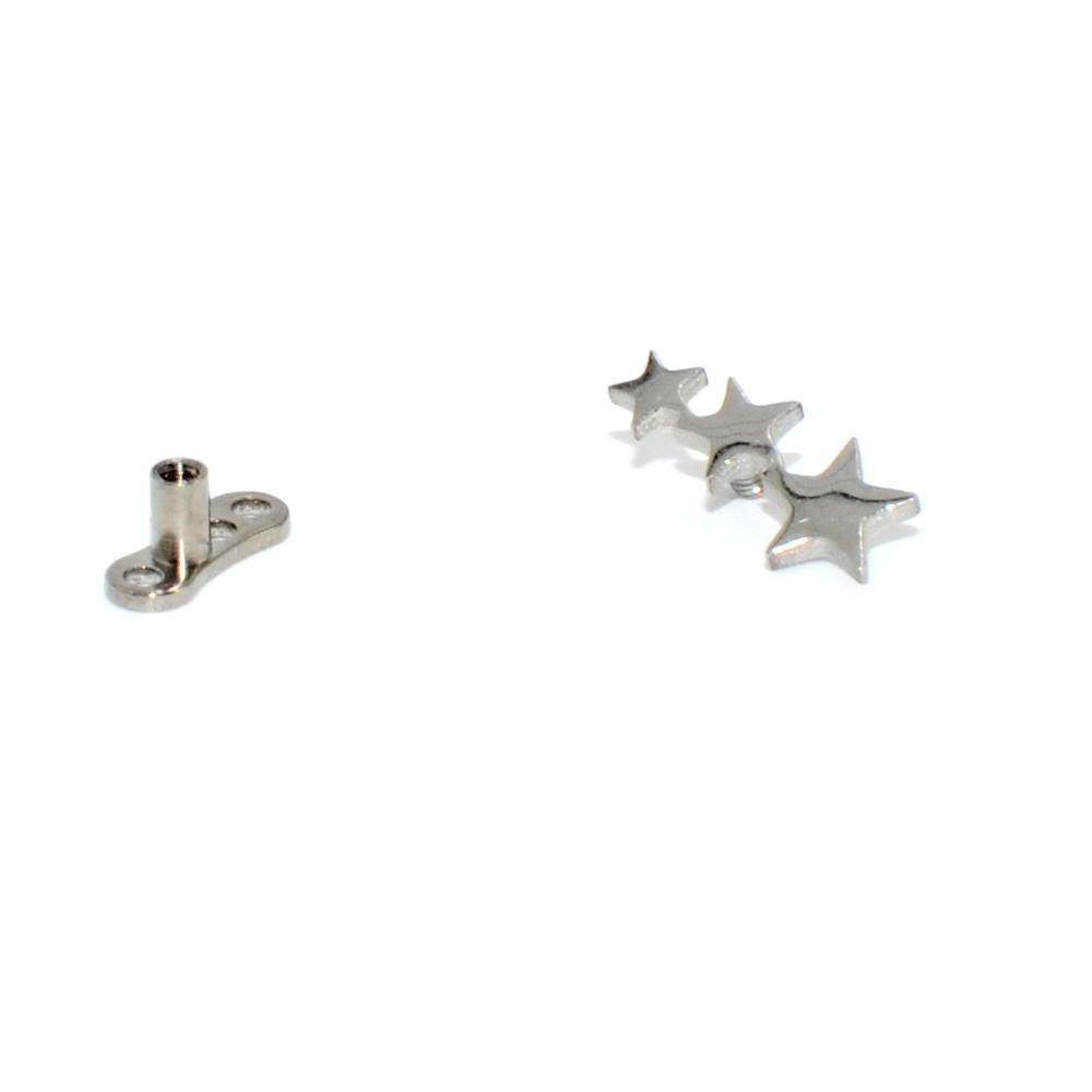 1PC Stahl/Titan Basis Micro De – Body Jewelry Retainers Bewertung und Preis