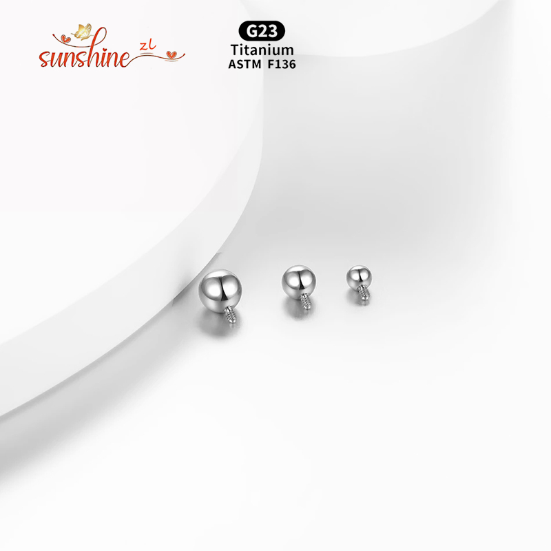 1PCS Innengewinde Ball Titan E – Body Jewelry Replacement Ball Bewertung und Preis