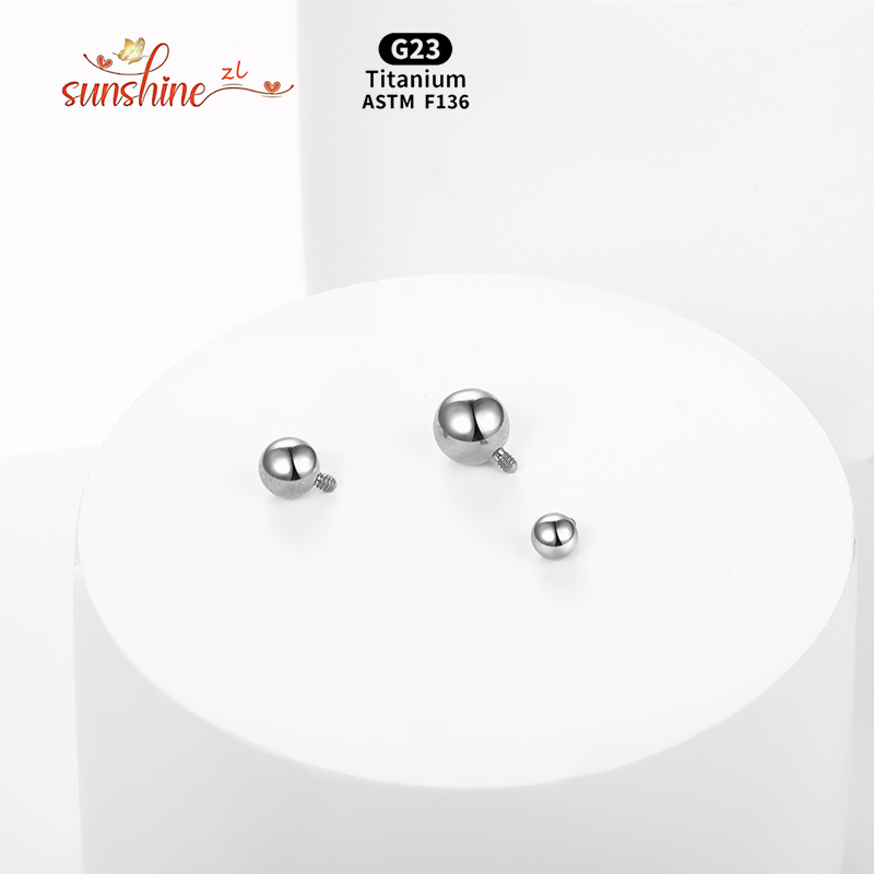 1PCS Innengewinde Ball Titan E – Body Jewelry Replacement Ball Bewertung und Preis