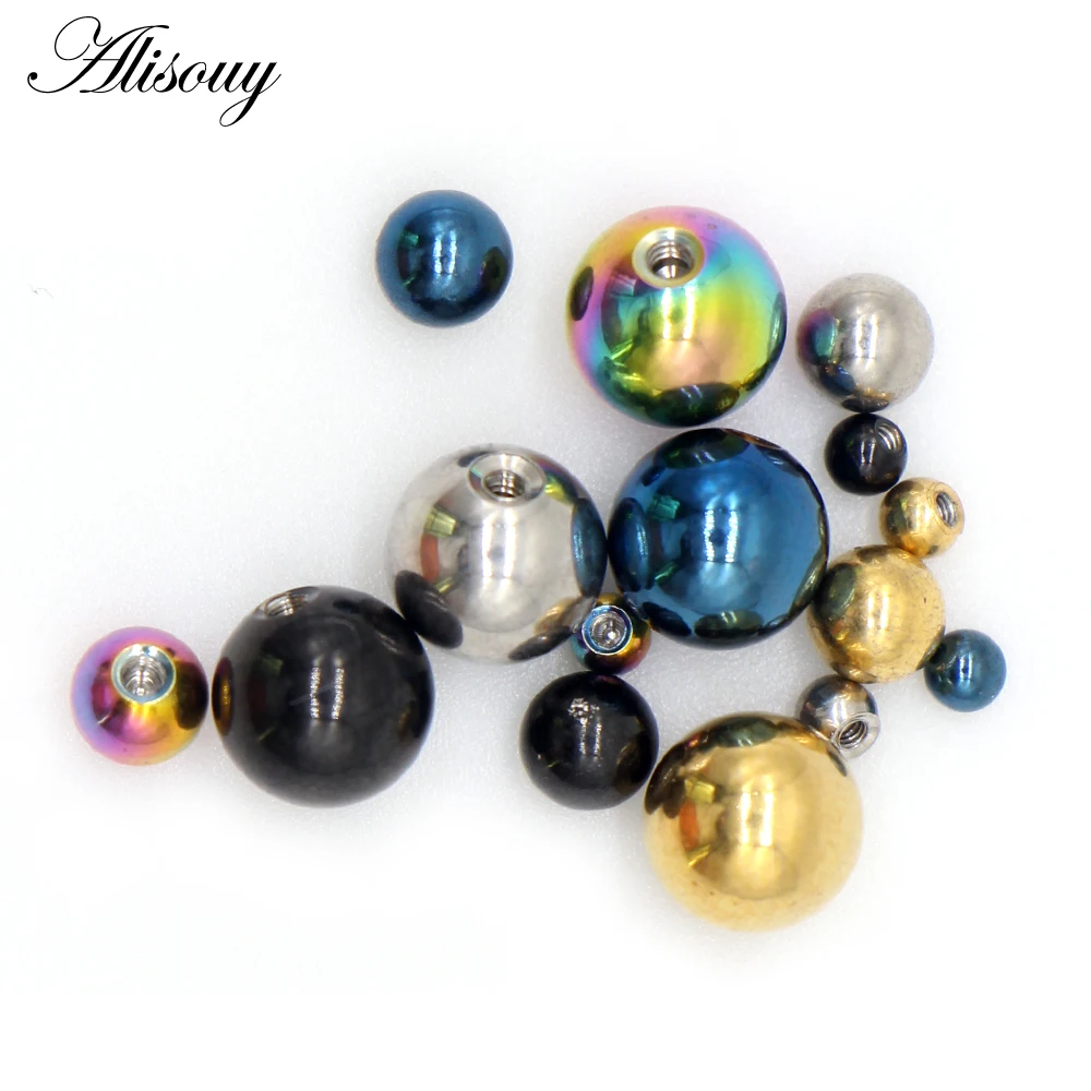 Alisouy 10 Teile/los Edelstahl – Body Jewelry Replacement Ball Bewertung und Preis
