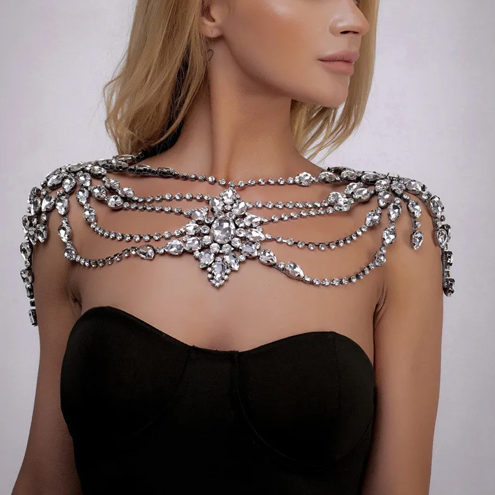 Boho Kristall Braut Schulterke – Body Jewelry Retainers Bewertung und Preis