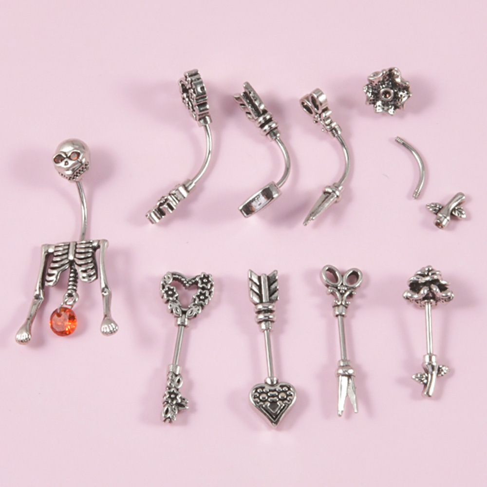 1PC Vintage Chirurgische Stahl – Body Jewelry Surgical Steel Bewertung und Preis