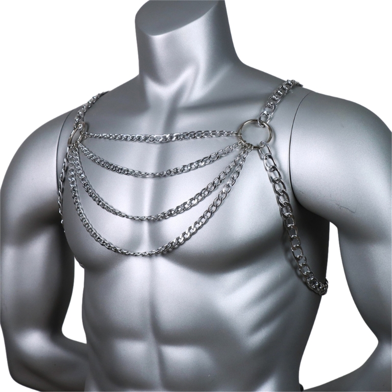 Männer Sexy Metall Körper Brus – Body Jewelry Retainers Bewertung und Preis
