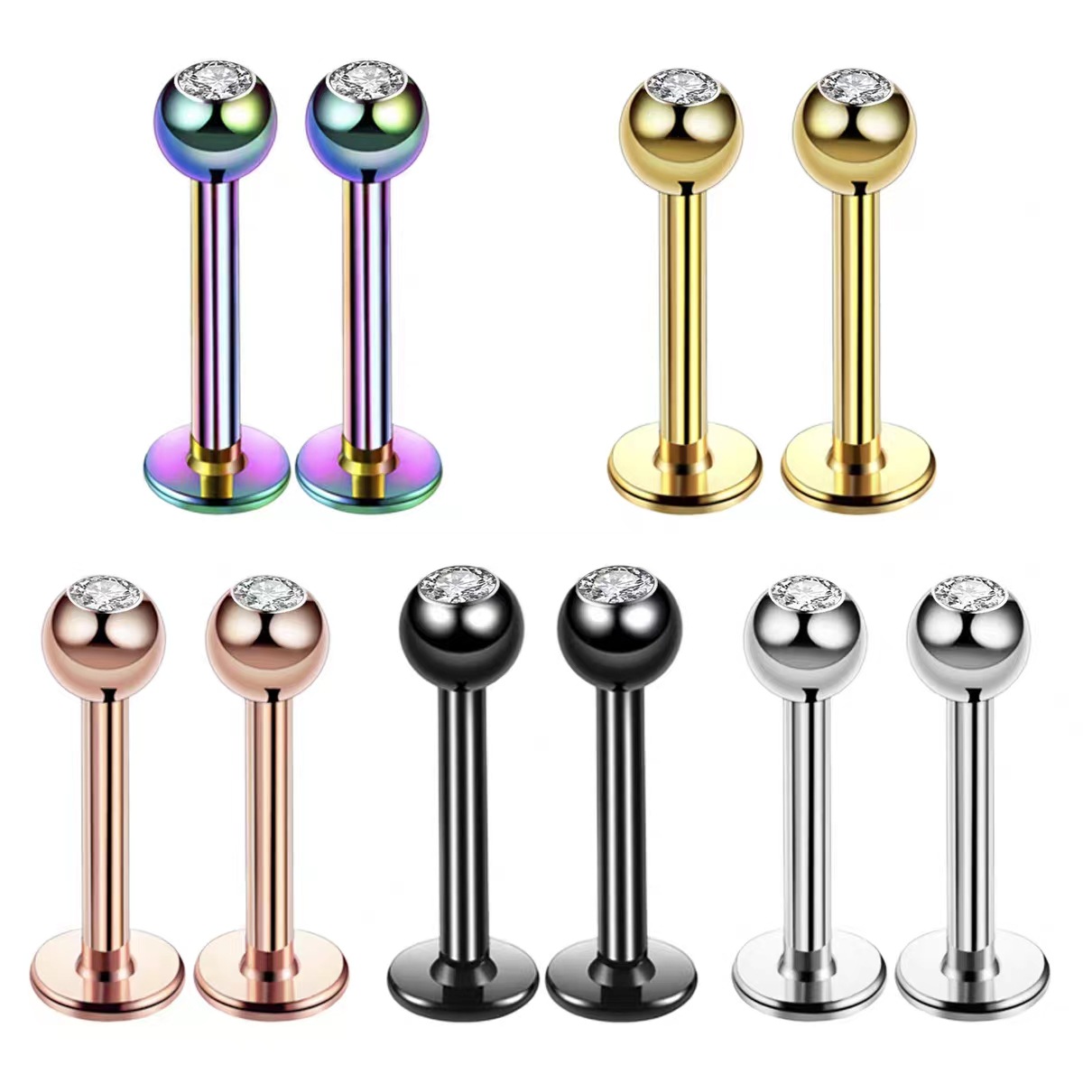 16G Chirurgischer Stahl Kugelk – Body Jewelry Surgical Steel Bewertung und Preis