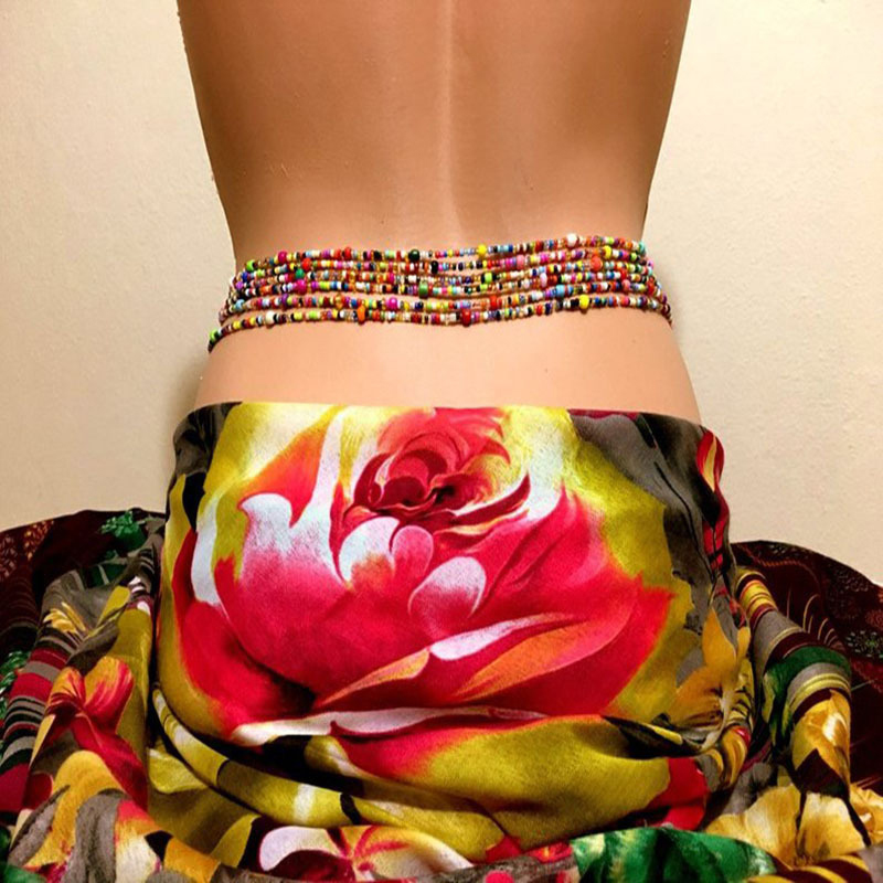 Frauen geschichteten Perlen Ba – Body Jewelry For You Bewertung und Preis